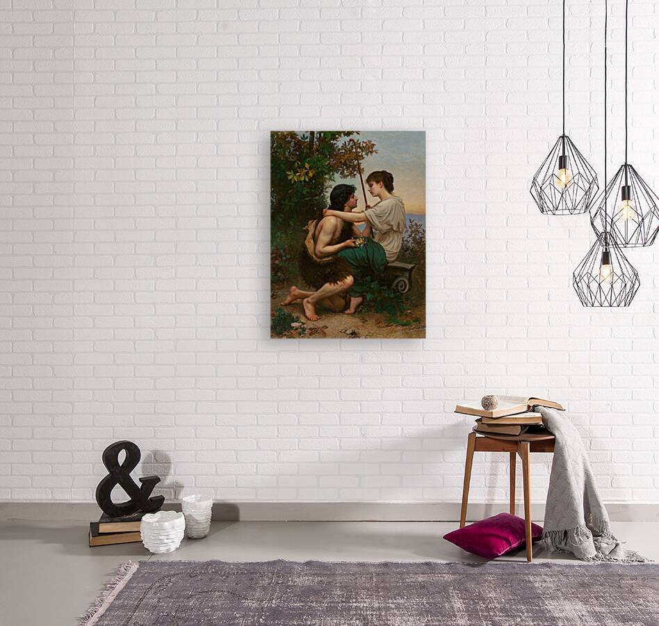 Daphnis and Chloe [1893] by Camille Félix Bellanger [1853–1923] Reproduction