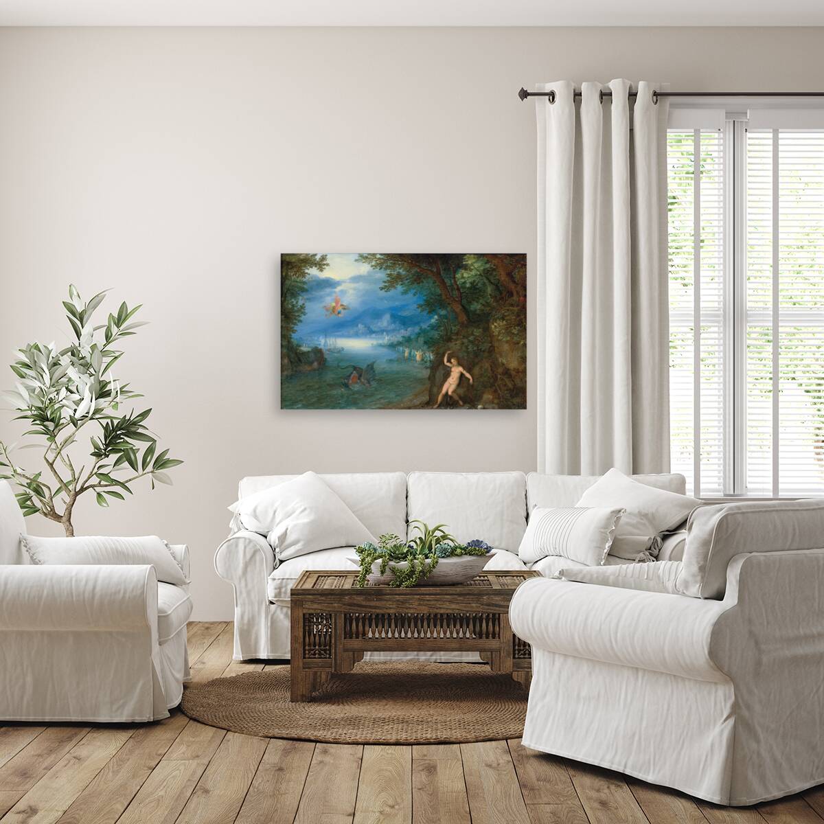 Perseus And Andromeda by Jan Brueghel The Elder [1568–1625] Reproduction