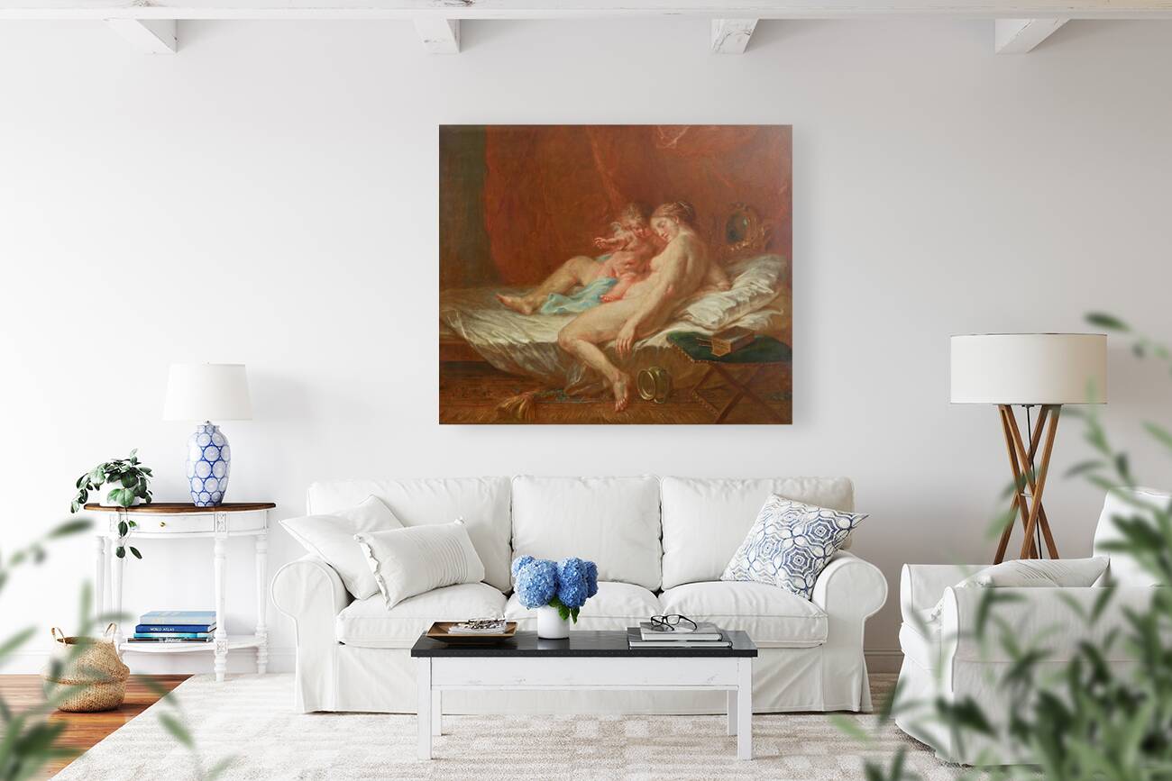 Venus und Amor [1788] by Martin Johann Schmidt [1718–1801] Reproduction