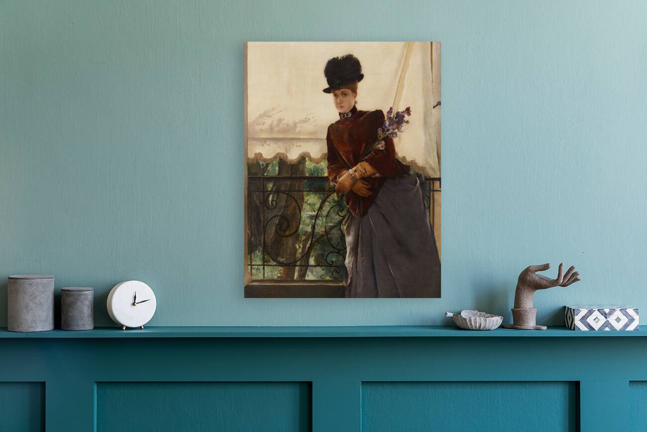 Portrait of Mademoiselle Dubois [1884] by Alfred Stevens [1823–1906] Reproduction