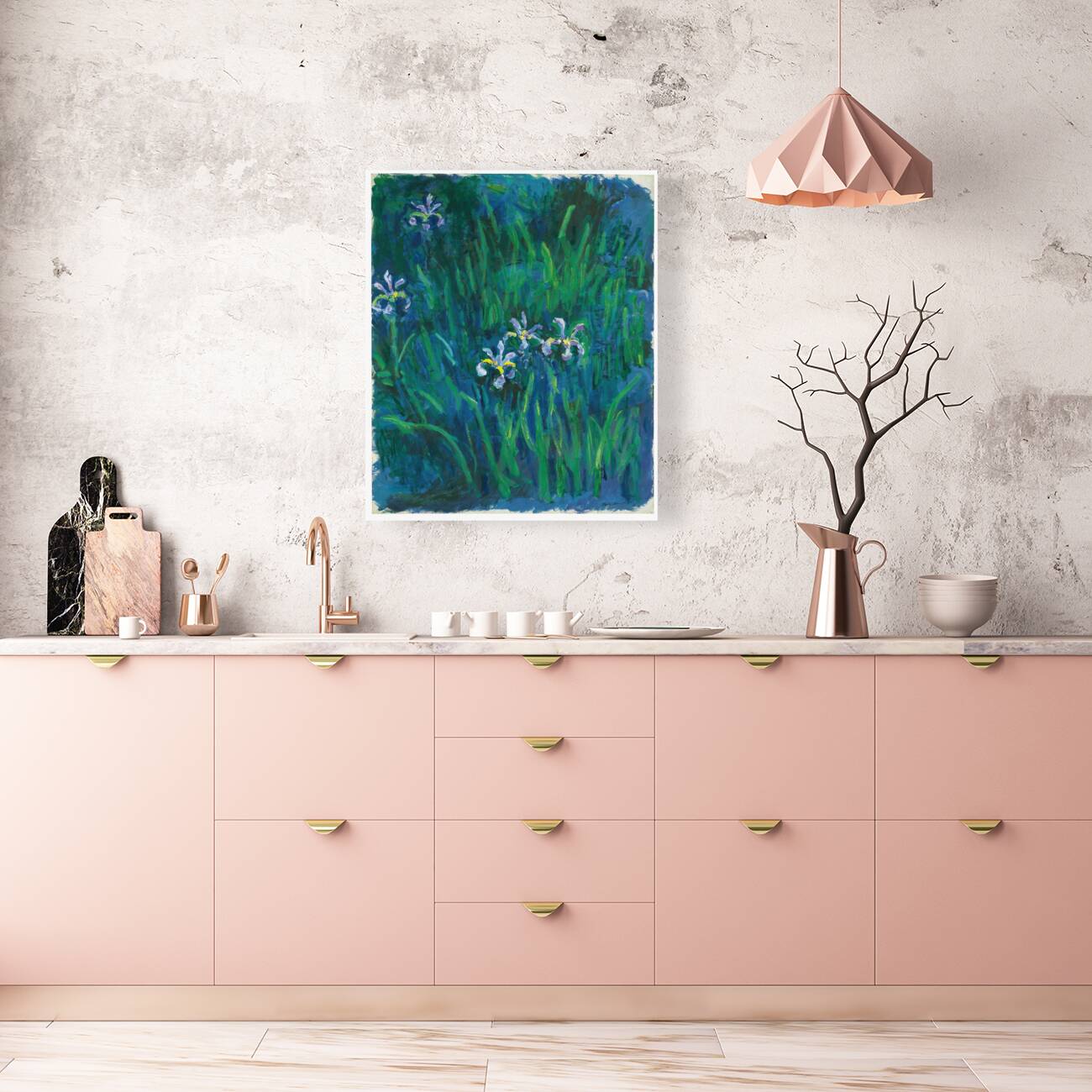 Iris by Claude Monet [1840–1926] Reproduction