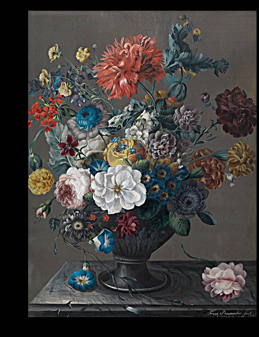 Blumenstück [1803] by Franz Baumeister [1857–1933] Reproduction