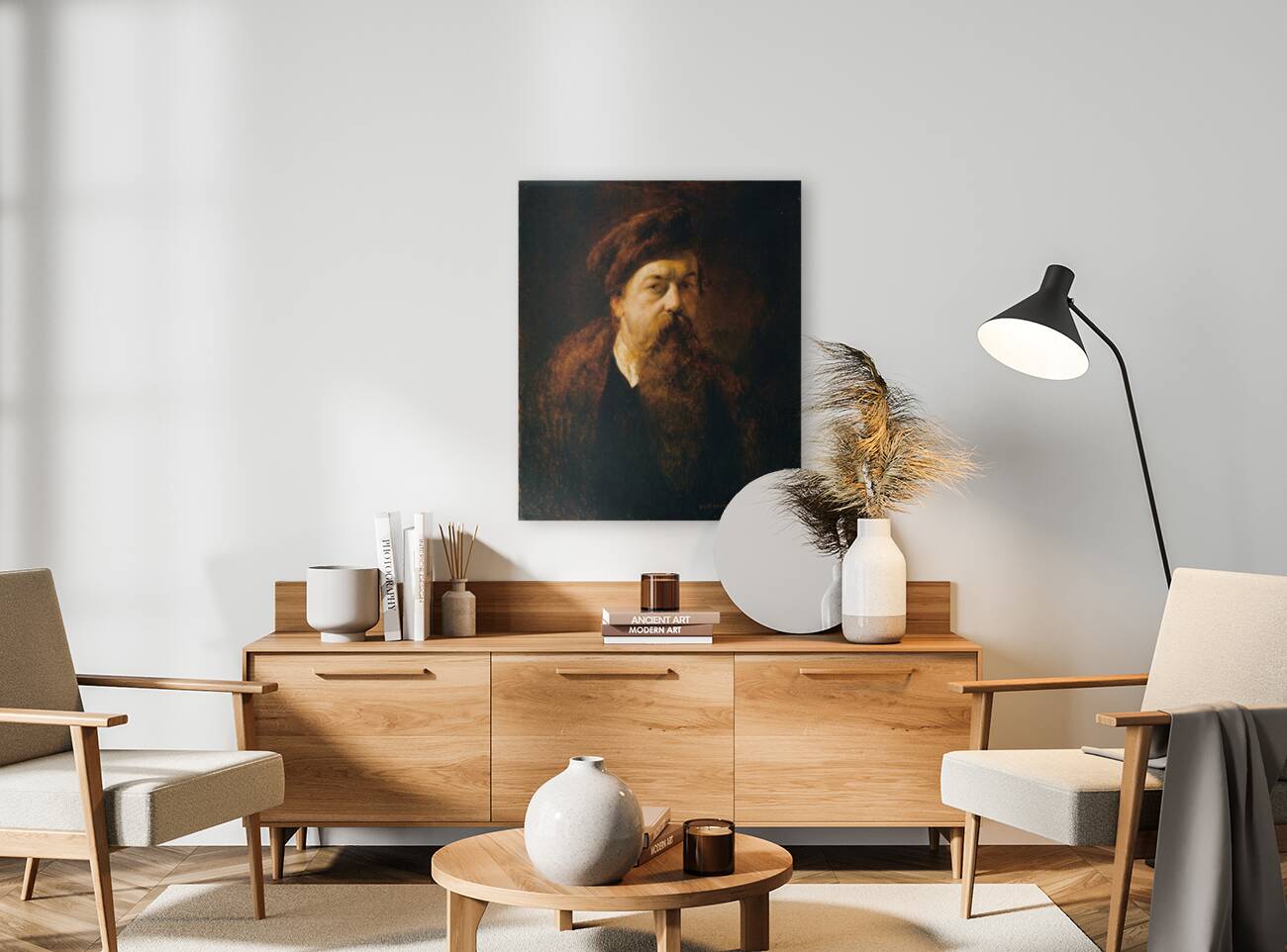 Self–Portrait [1868] by Hans Canon [1829–1885] Reproduction