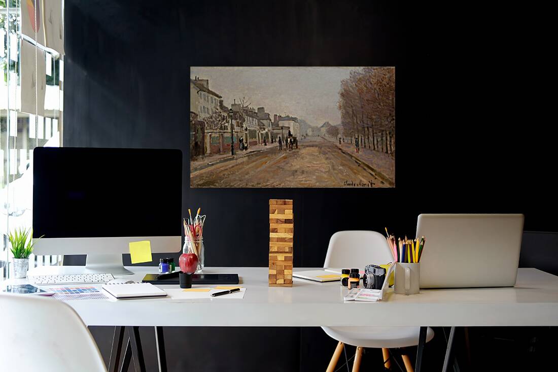 Boulevard Héloise. Argenteuil [1872] by Claude Monet [1840–1926] Reproduction