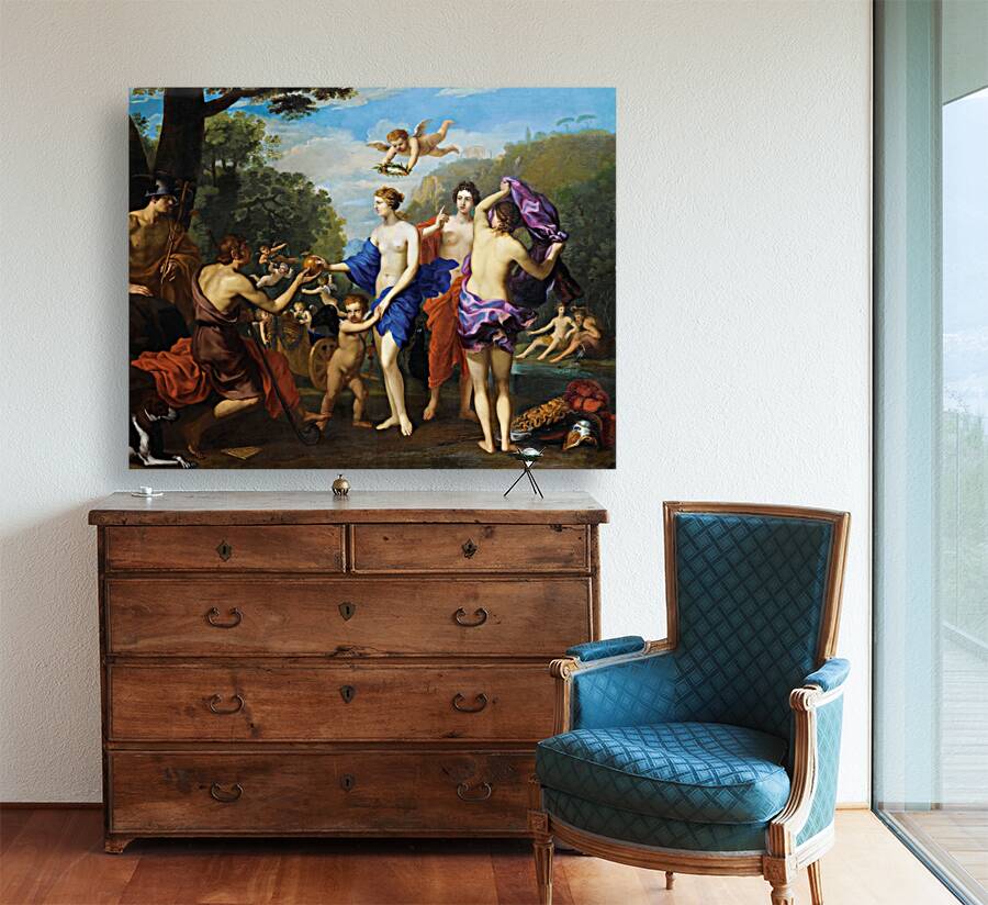 Le Jugement De Paris [The Judgment  Of Paris] by Charles Errard [1606–1689] Reproduction