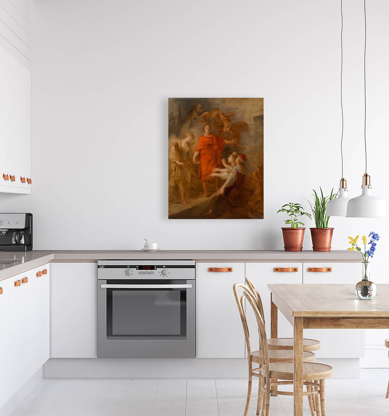 Venedig und Dalmatien huldigen Kaiser Franz II.[I.] als Friedensbringer [1797] by Heinrich Friedrich Füger [1751–1818] Reproduction