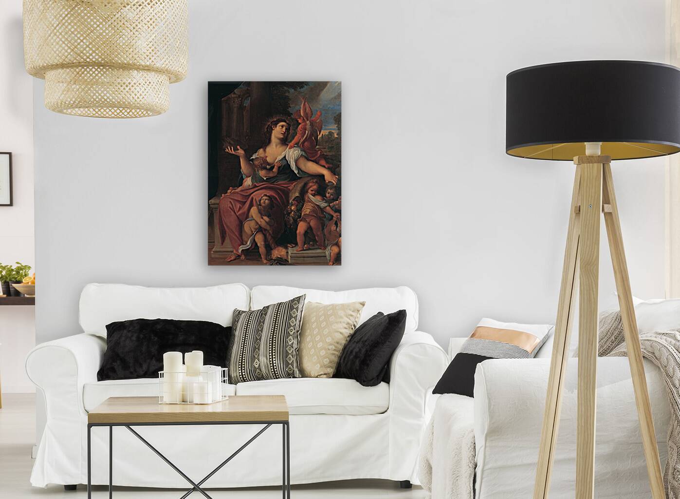 Allegory of Providence [1604] by Ludovico Carracci [1555–1619] Reproduction