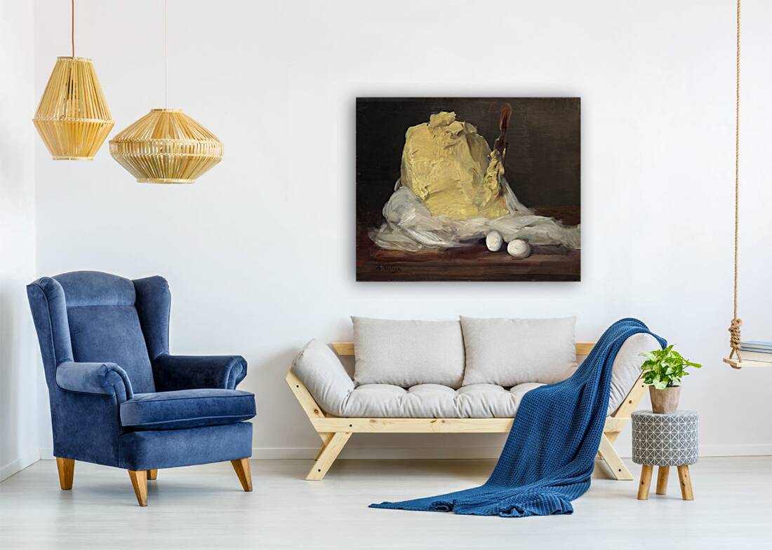 Mound of Butter [1875–1885] by Antoine Vollon [1833–1900] Reproduction