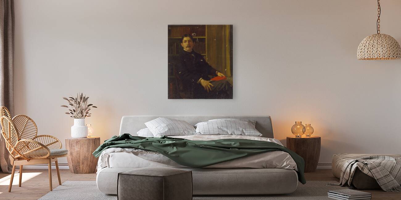 Portrait Of Mr. Wiley [1894] by Kenyon Cox [1856–1919] Reproduction