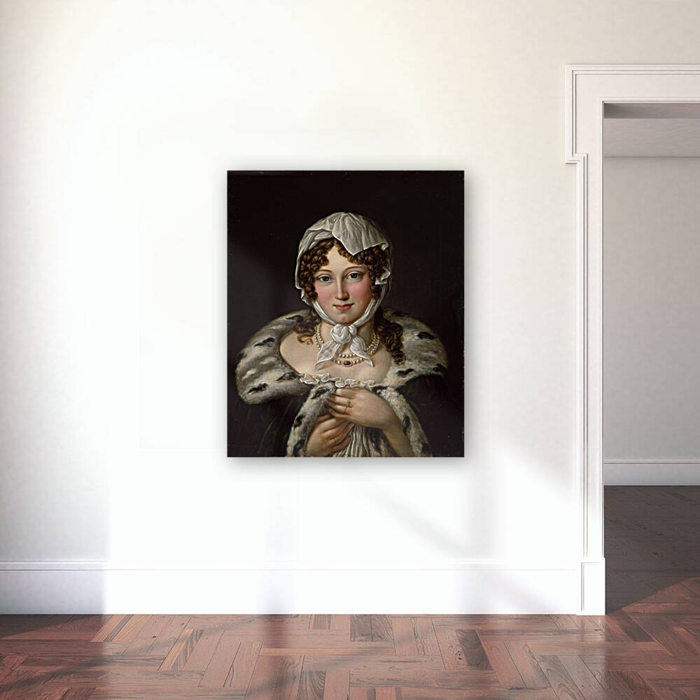 Dameportrett. Signora Contessa di Mollinasko [1834] by Jacob Munch [1776–1839] Reproduction