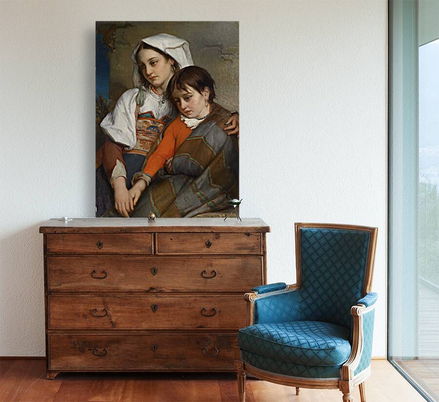 Schwestern by Jean François Portaels [1818–1895] Reproduction