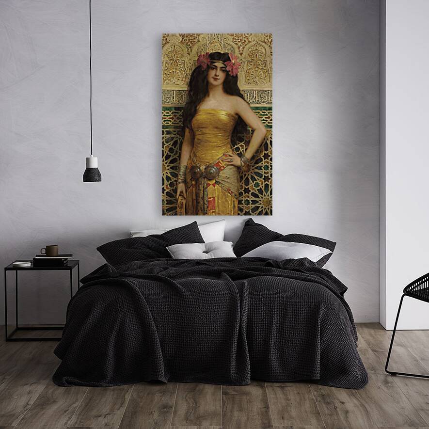 An Oriental Beauty by Charles Dubreuil [early 20th Century] Reproduction