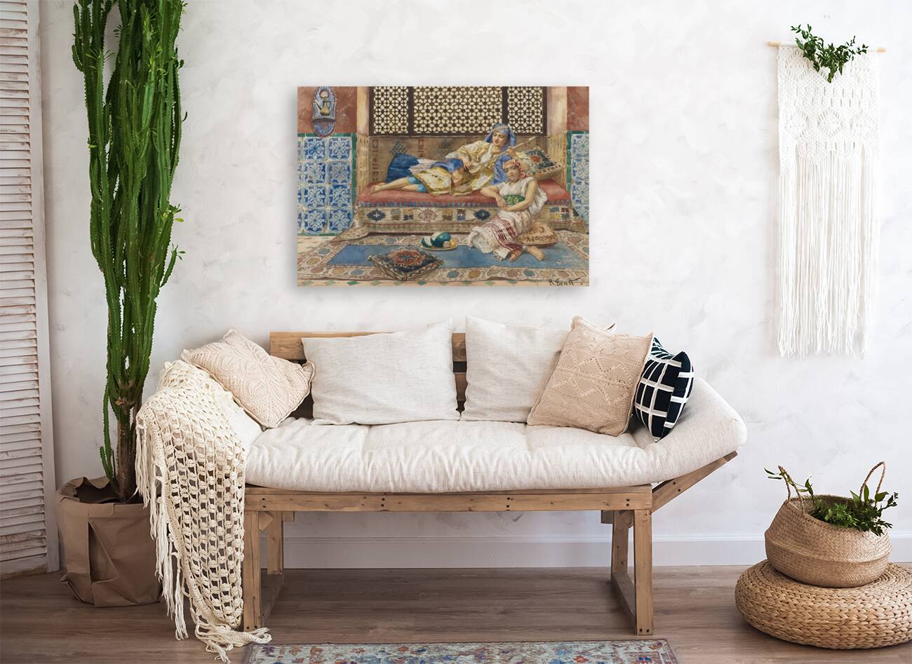 Harem song by Rudolf Ernst [1854–1932] Reproduction