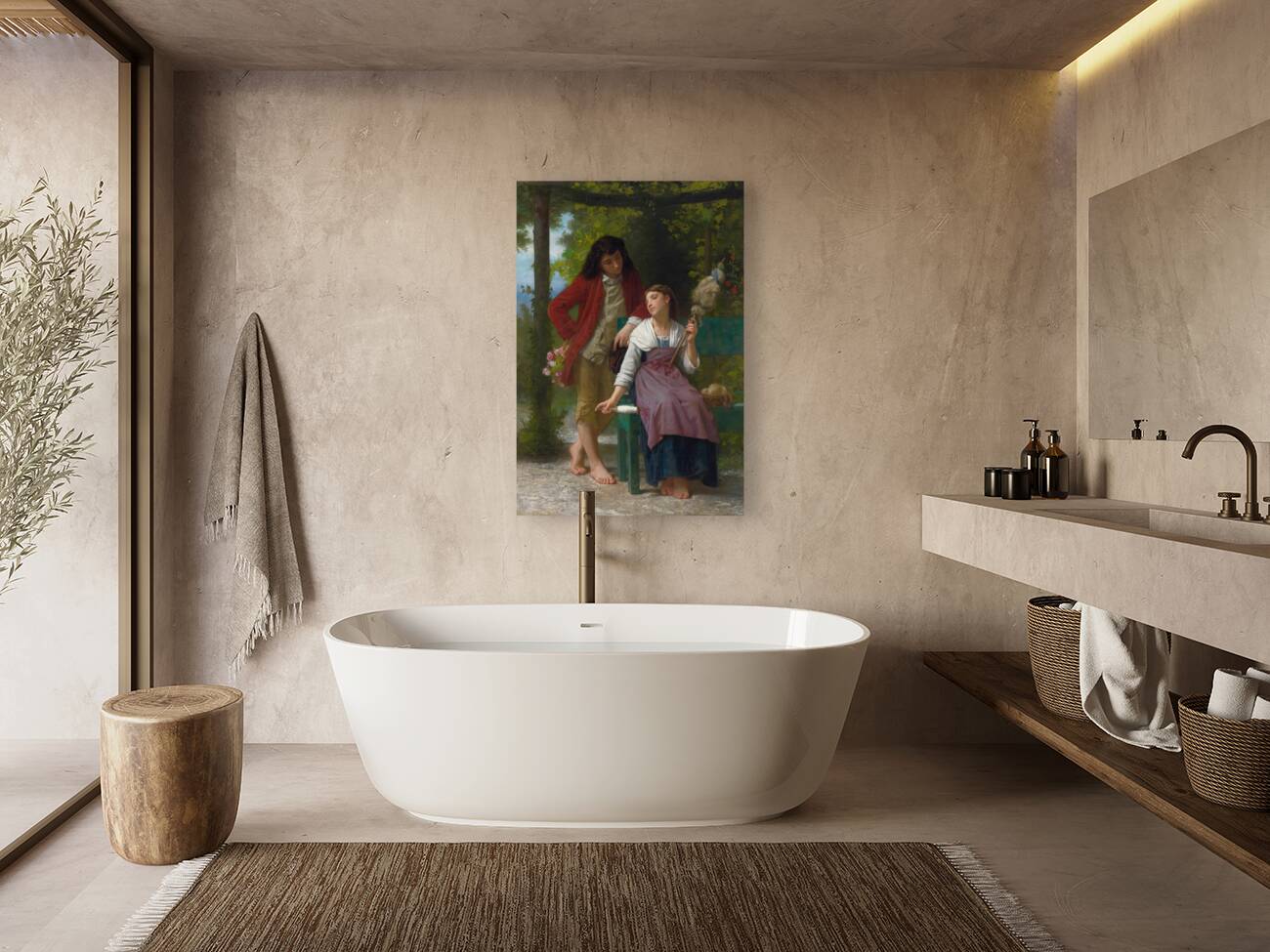 Before The Engagement by Elizabeth Jane Gardner Bouguereau [1837–1922] Reproduction