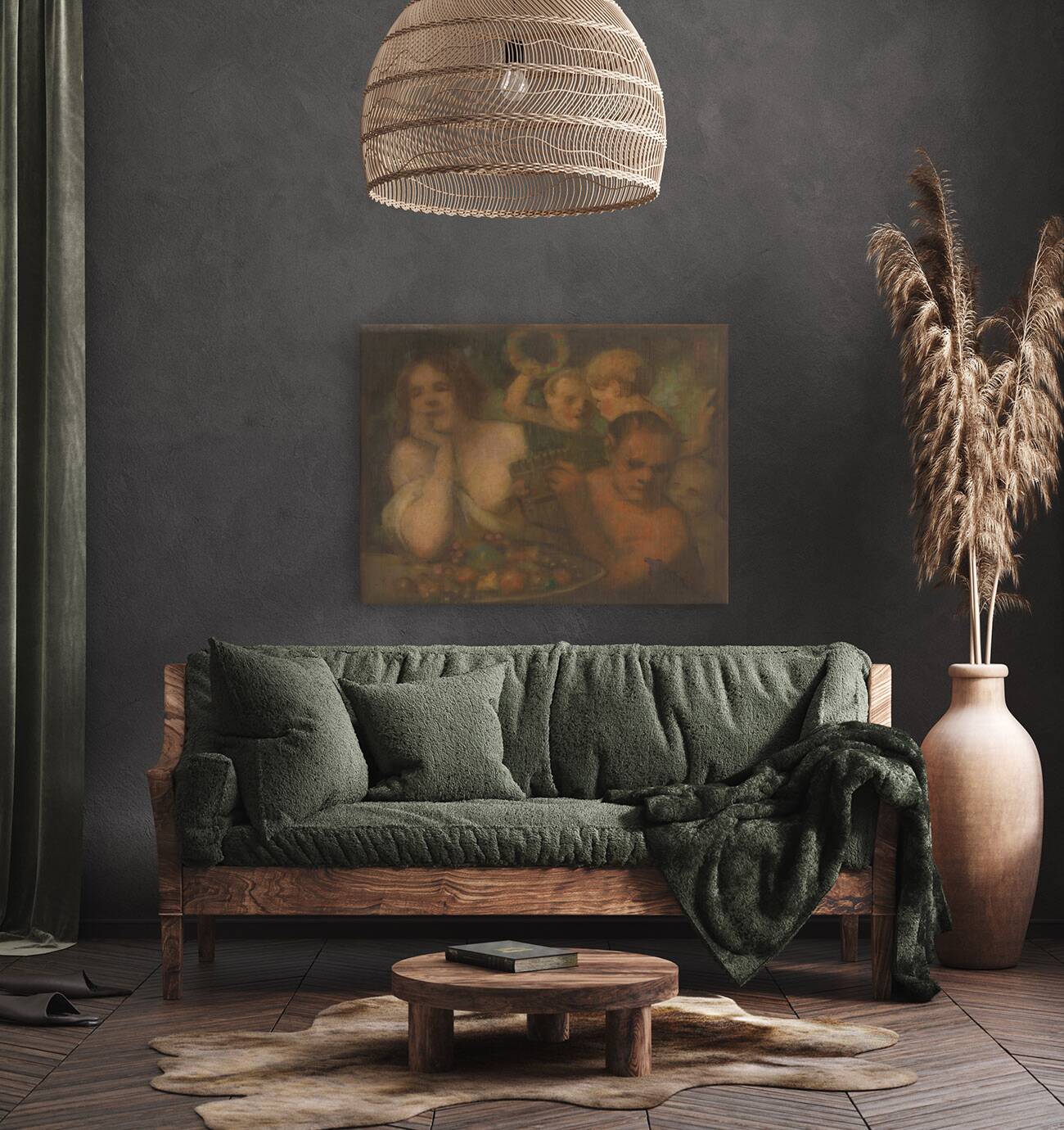 Bacchanalia [1901–1950] by Milan Thomka Mitrovský [1875–1943] Reproduction