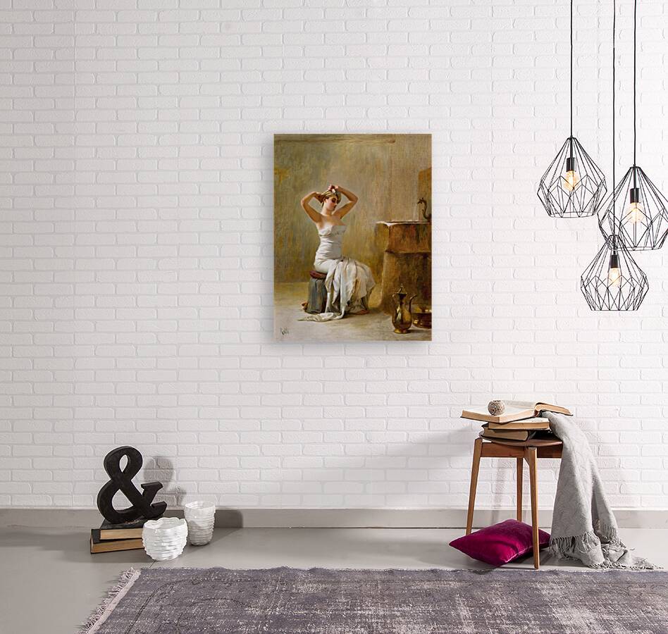 After The Bath by Theodoros Ralli [1852–1909] Reproduction