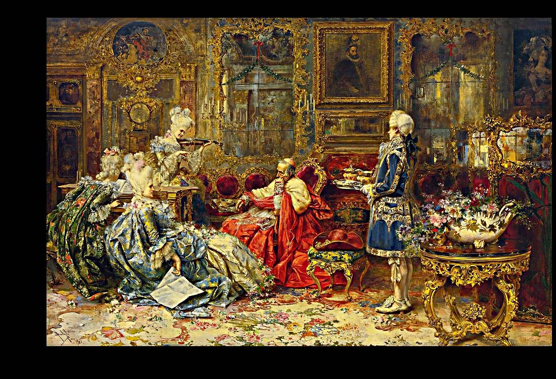 A Musical Interlude [1901] by Salvador Sánchez Barbudo [1857–1917] Reproduction