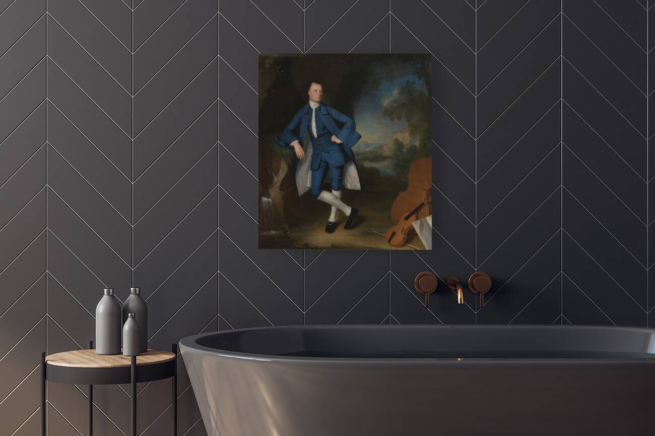 Portrait of a Man [between 1758 and 1760] by George Romney [1734–1802] Reproduction