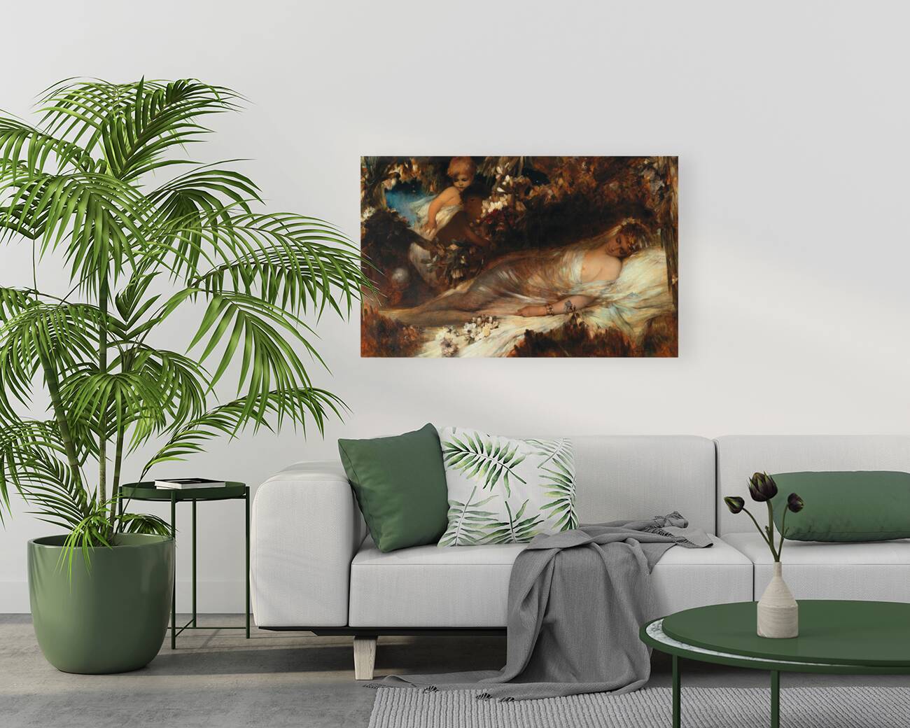 Titania Sleeping by Heinrich Faust [1843–1891] Reproduction