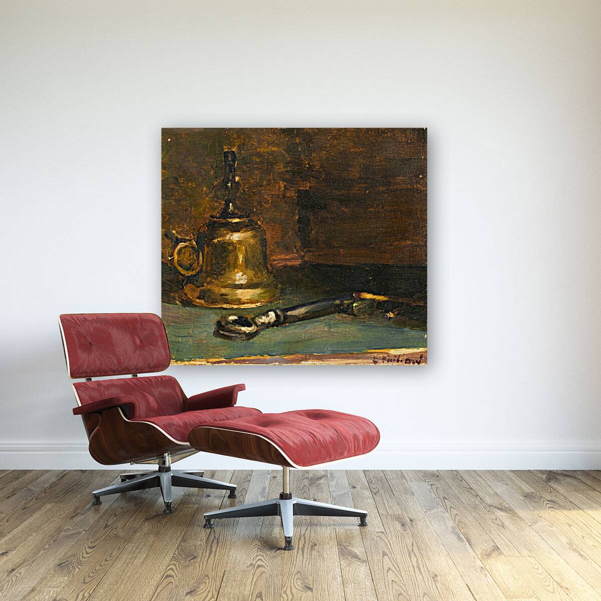 Nature morte à la lampe [circa 1888] by Édouard Vuillard [1868–1940] Reproduction