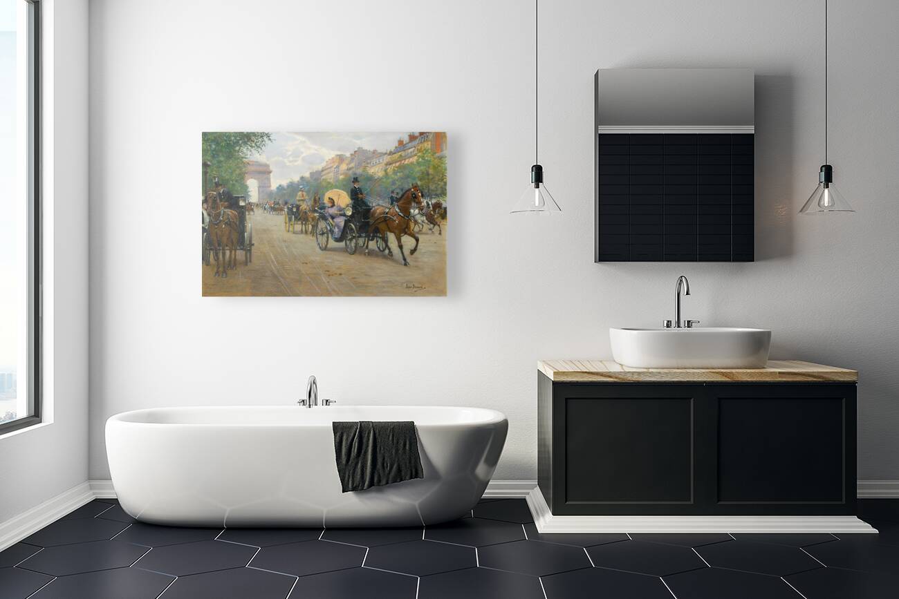 Scène Sur Les Champs–Élysées by Jean Béraud [1849–1935] Reproduction