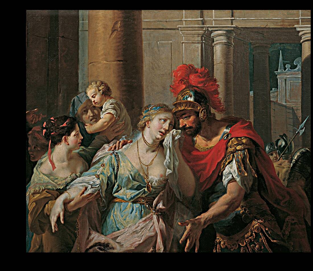 Hektors Abschied von Andromache by Anton Kern [1710–1747] Reproduction