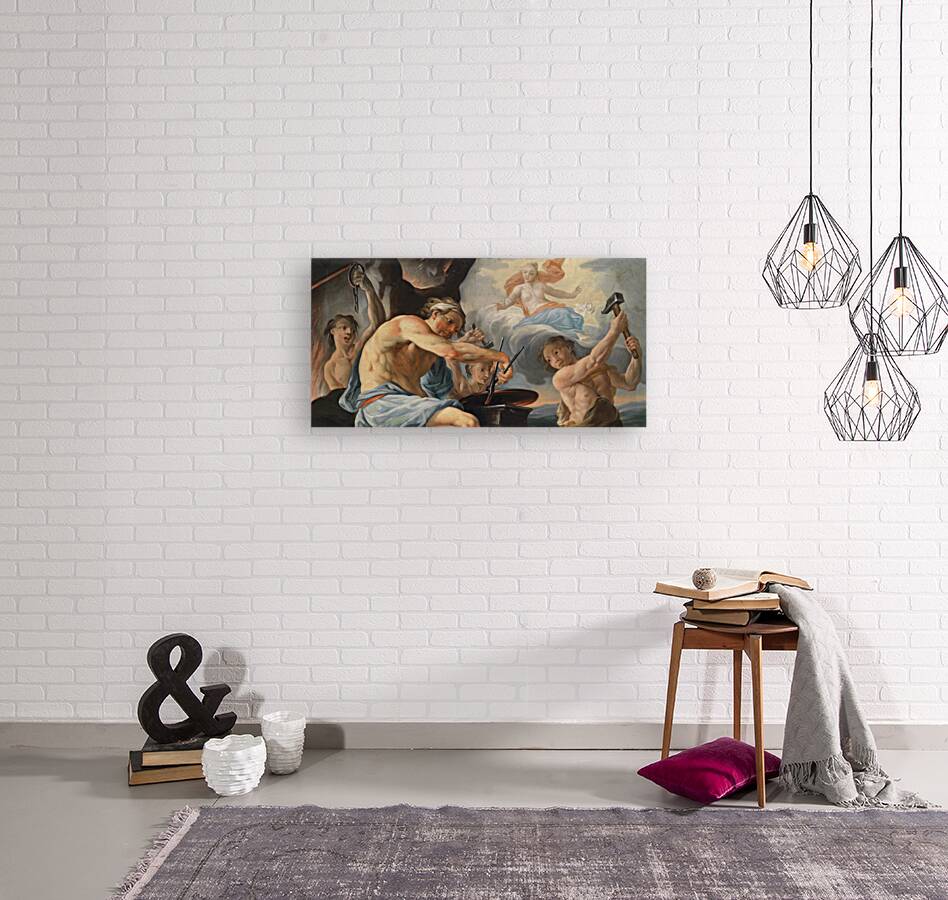 Vulcan Forges The Arms For Aeneas by Jacques Firens [Circle] [ca 1582–ca 1620] Reproduction