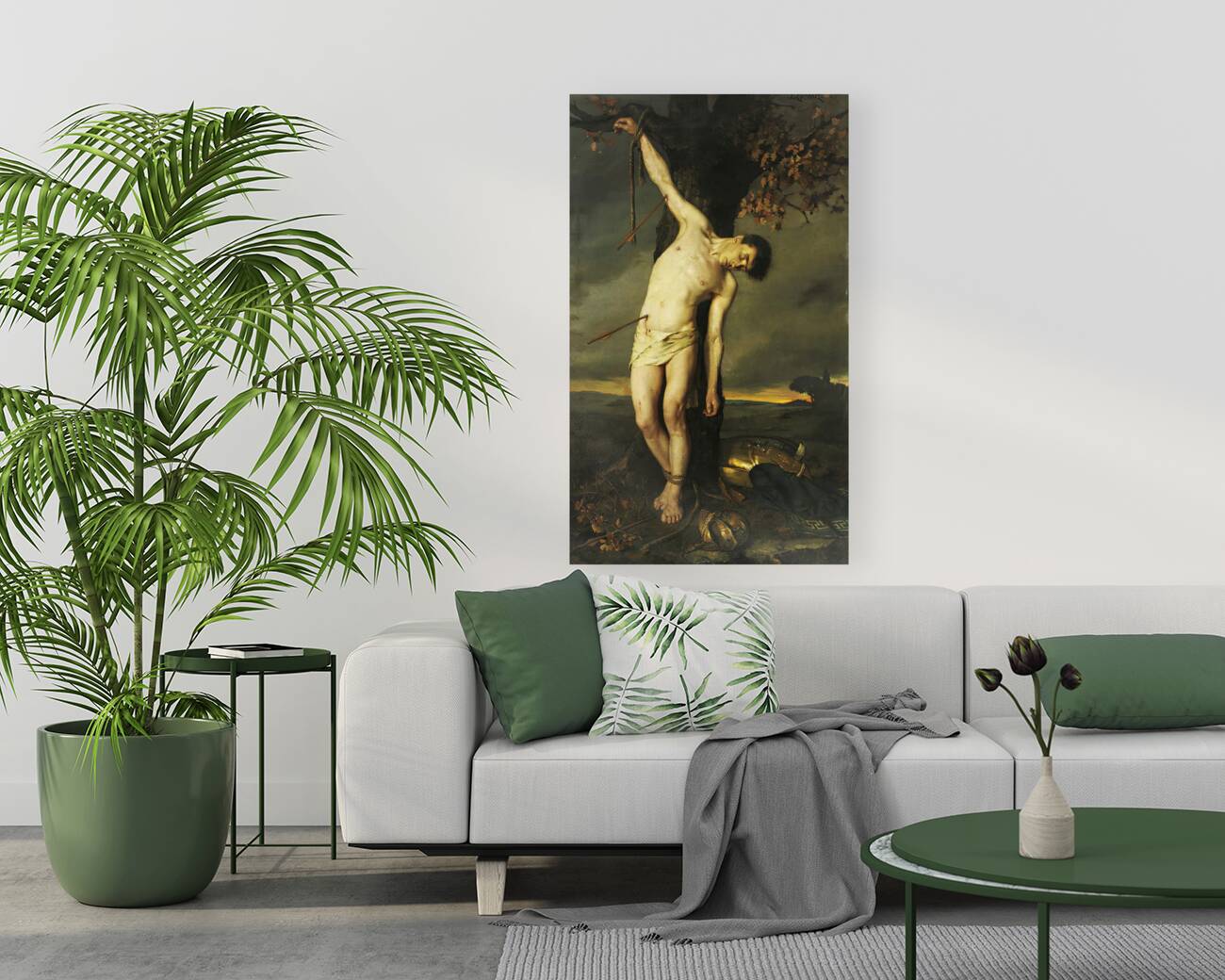 Saint Sebastian by Alcide–Joseph Lorentz [1813–1891] Reproduction