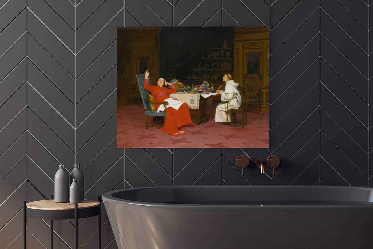 Sermon Sur L’abstinence by Jehan Georges Vibert [1840–1902] Reproduction