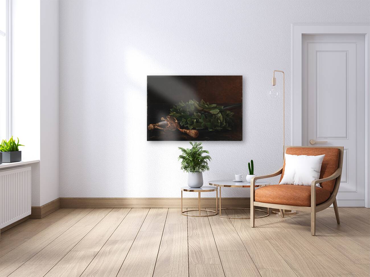 En Kårde Med Laurbærkrans [1848] by Johan Laurentz Jensen [1800–1856] Reproduction