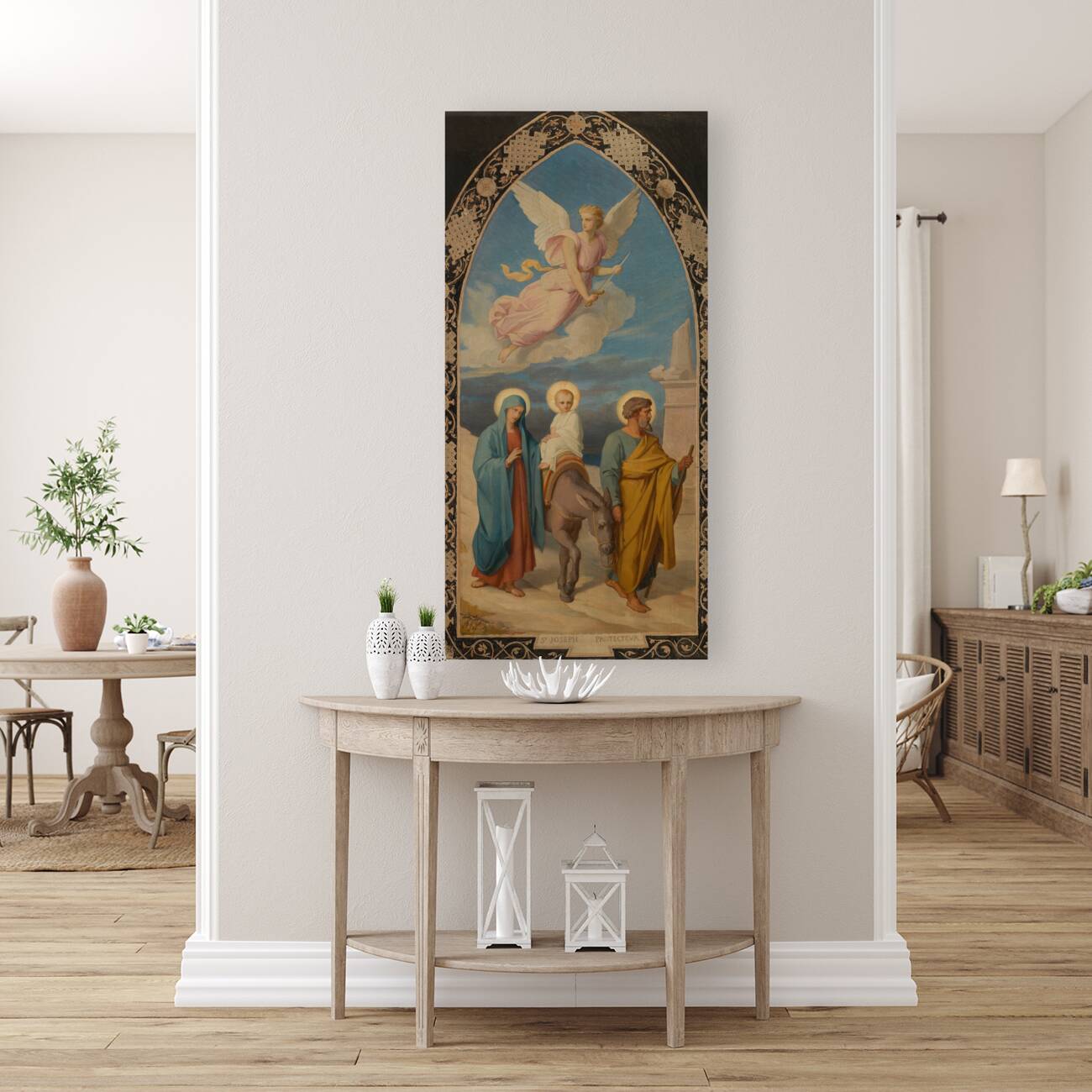 La Fuite en Egypte [1878] by Faivre–Duffer [1818–1897] Reproduction