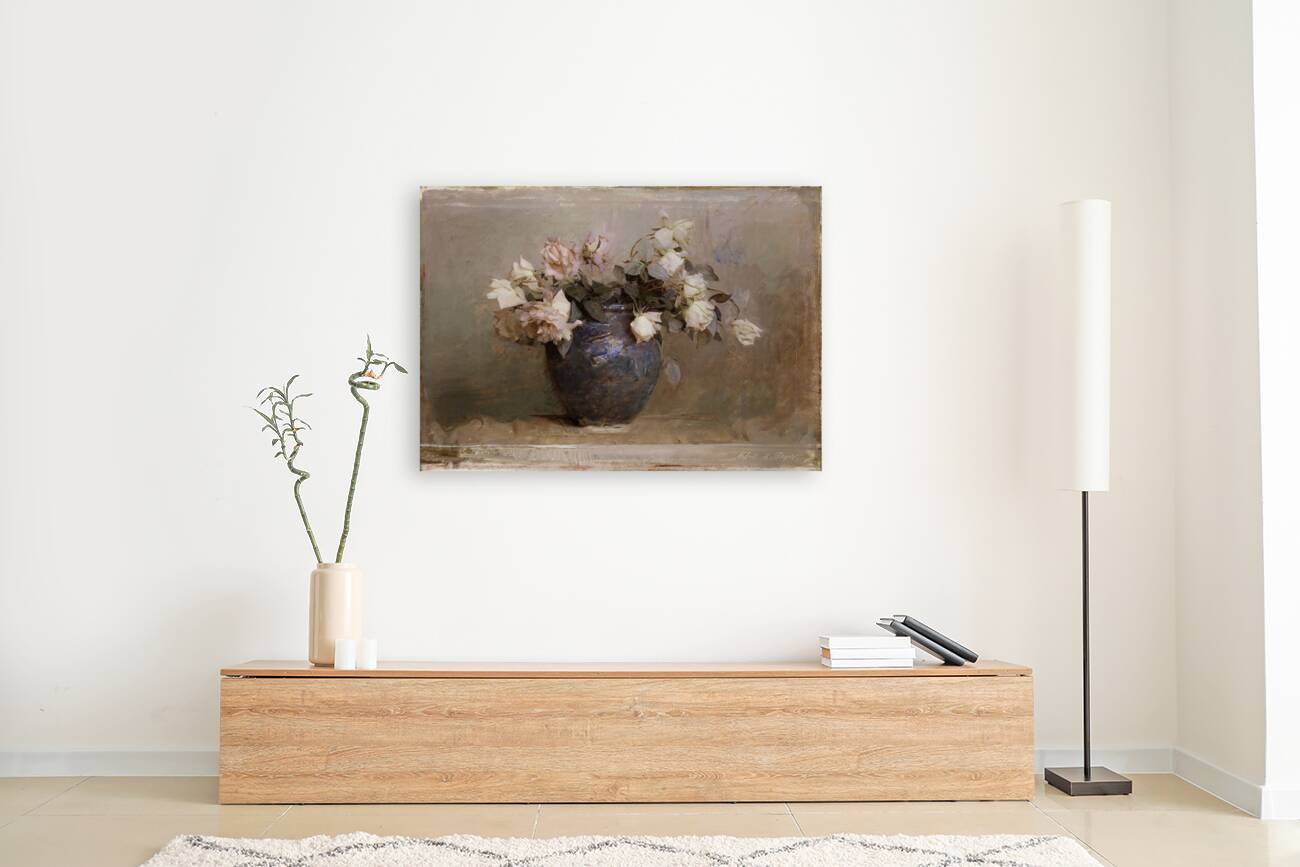 Roses [1890] by Abbott Handerson Thayer [1849–1921] Reproduction