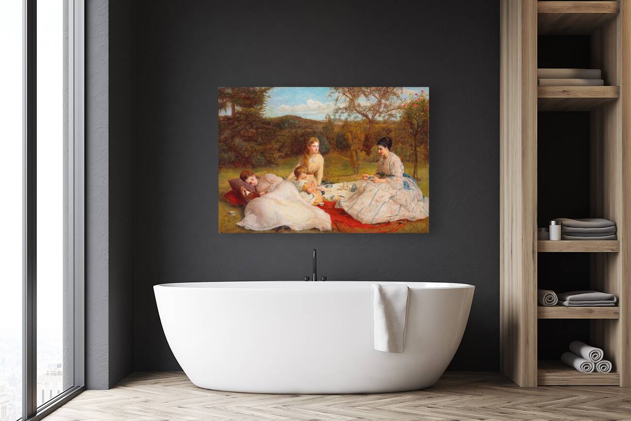 The Picnic [1870] by James Archer [1822–1904] Reproduction