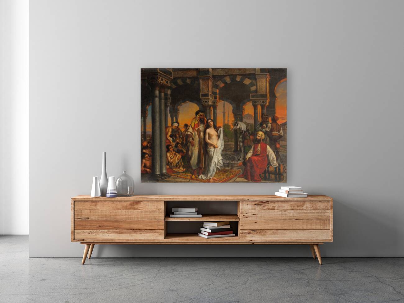 Dusk of Constantinople by Giovan Francesco Locatelli [1810–1882] Reproduction