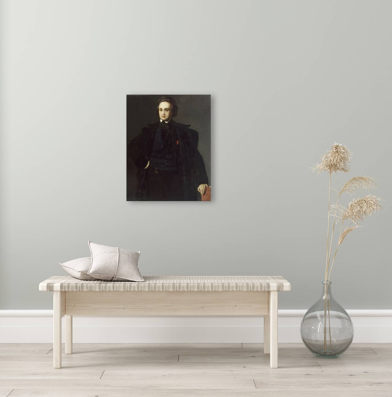 Victor Hugo [1839] by Louis Candide Boulanger [1806–1867] Reproduction