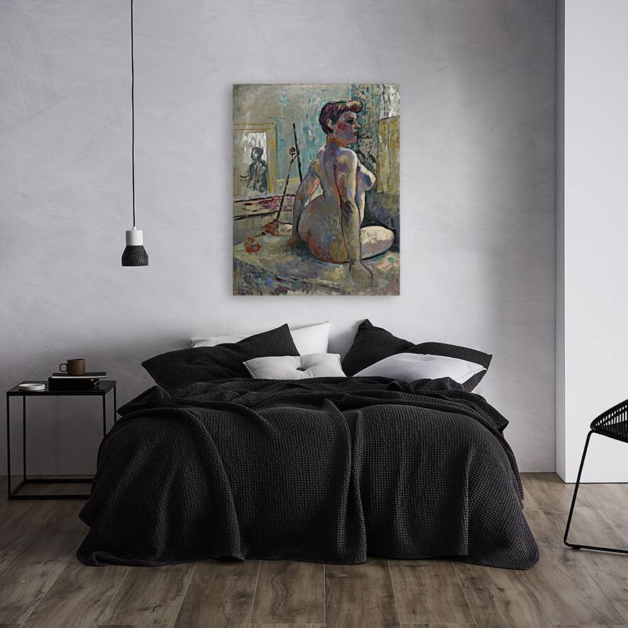 Nu à l’atelier [La Croupe. Rue Boursault] [1903] by Henri Manguin [1874–1949] Reproduction