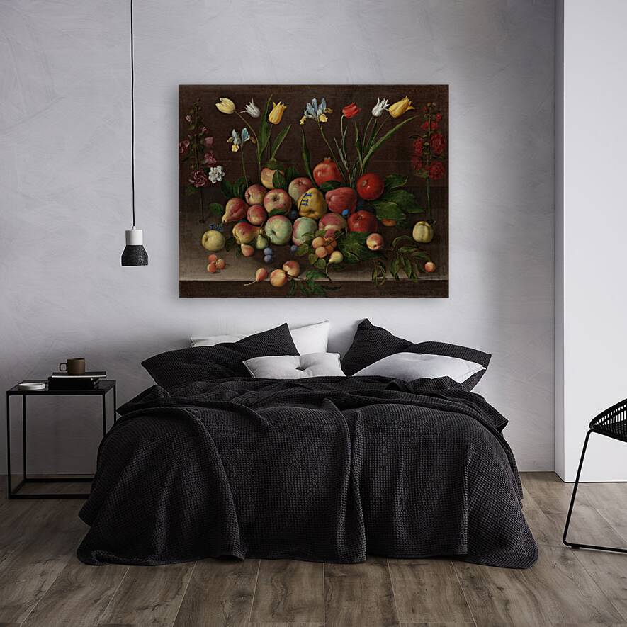 Fruit and Flowers [ca. 1630] by Orsola Maddalena Caccia [1596–1676] Reproduction