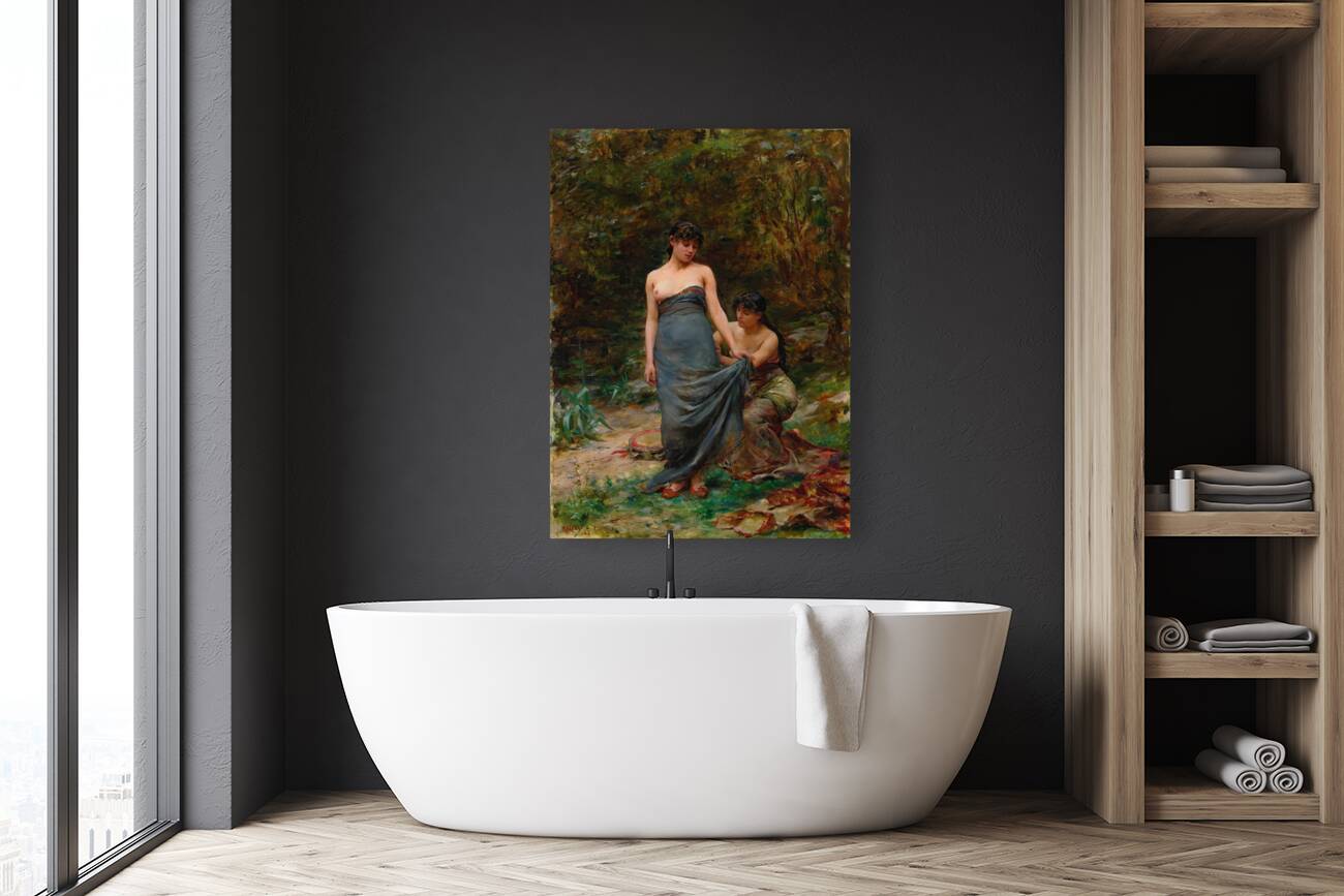 The Fitting [1887] by Georges Moreau de Tours [1848–1901] Reproduction