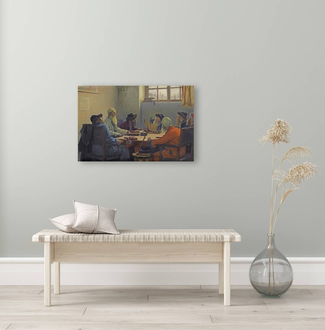 The Seven Rabbis in Jerusalem by Theodoros Ralli [1852–1909] Reproduction