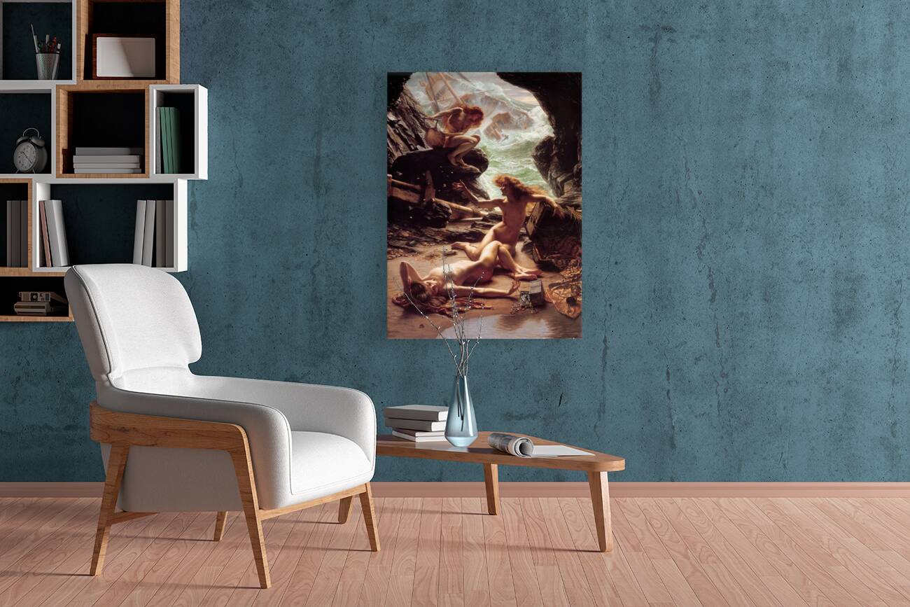 Cave of The Storm Nymphs [1903] by Edward John Poynter [1836–1919] Reproduction