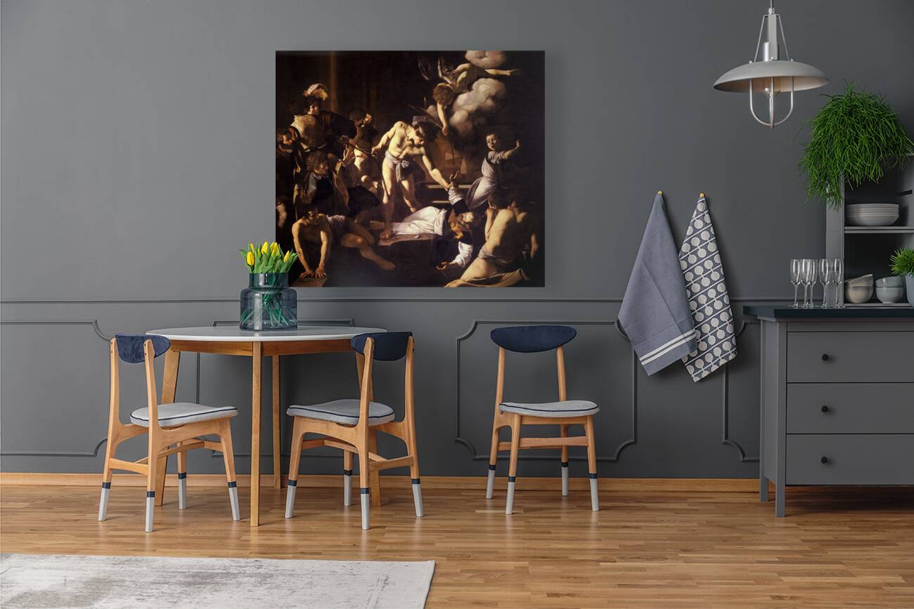 The Martyrdom of Saint Matthew [circa 1599–1600] by Caravaggio [1571–1610] Reproduction