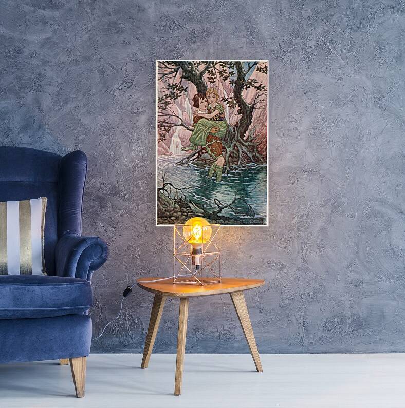 Curdie had again and again to carry her [1949] by Charles Folkard [1878–1963] Reproduction