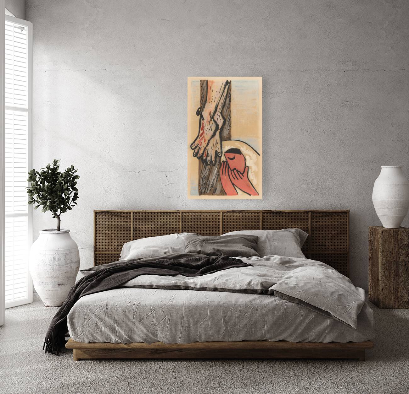 Under the cross [1935] by Mikuláš Galanda [1895–1938] Reproduction