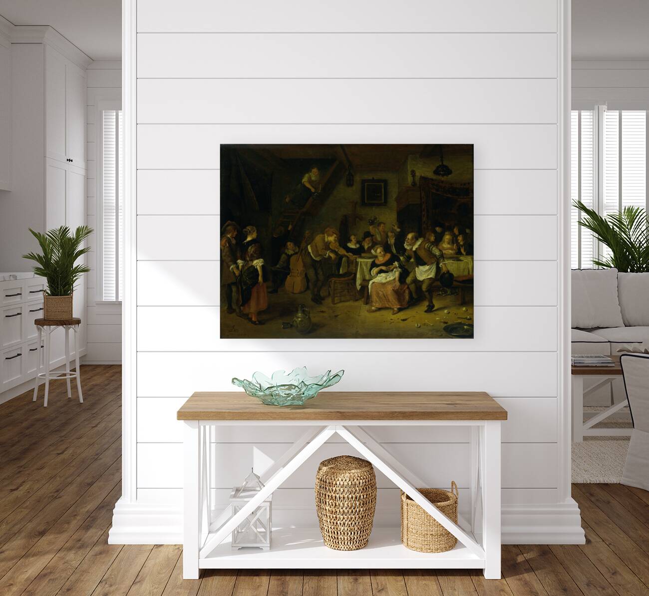 Peasant wedding [1672] by Jan Steen [1626–1679] Reproduction