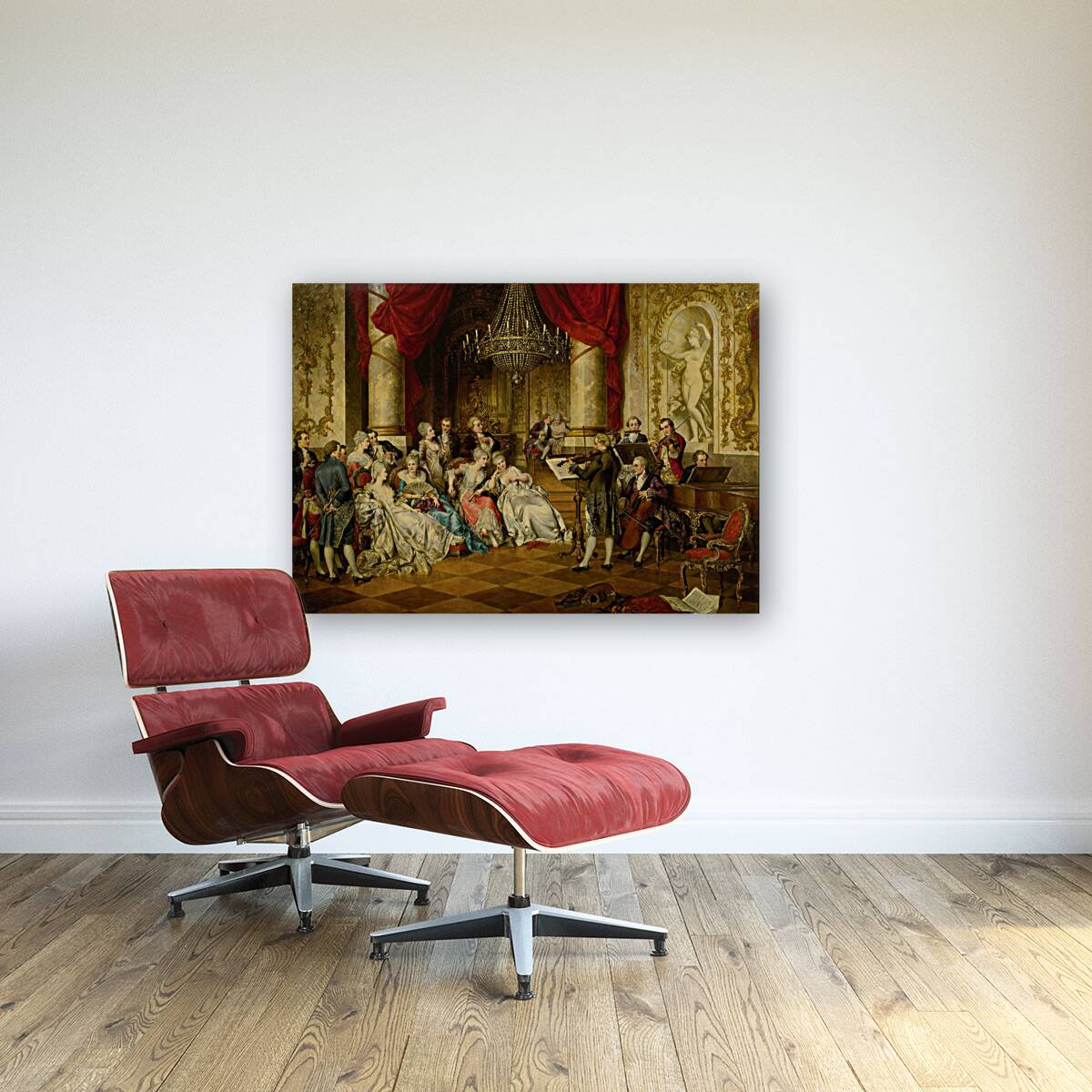 The Recital by Carl Schweninger. Jr [1854–1903] Reproduction