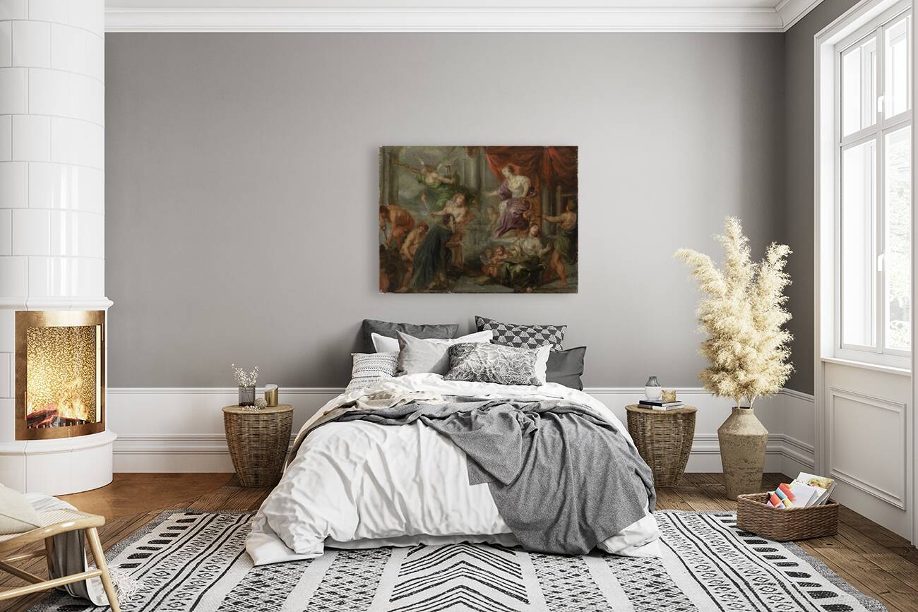 Labore et Constantia [between 1654 and 1677] by Theodoor Boeyermans [1620–1678] Reproduction