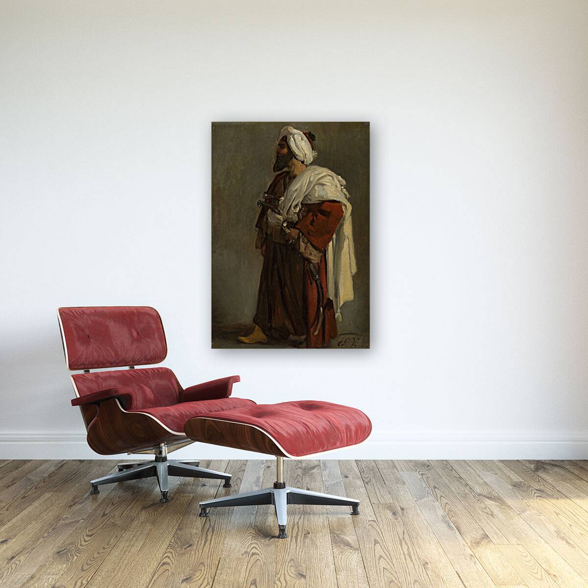 Arab Warrior [ca. 1817–22] by Horace Vernet [1789–1863] Reproduction