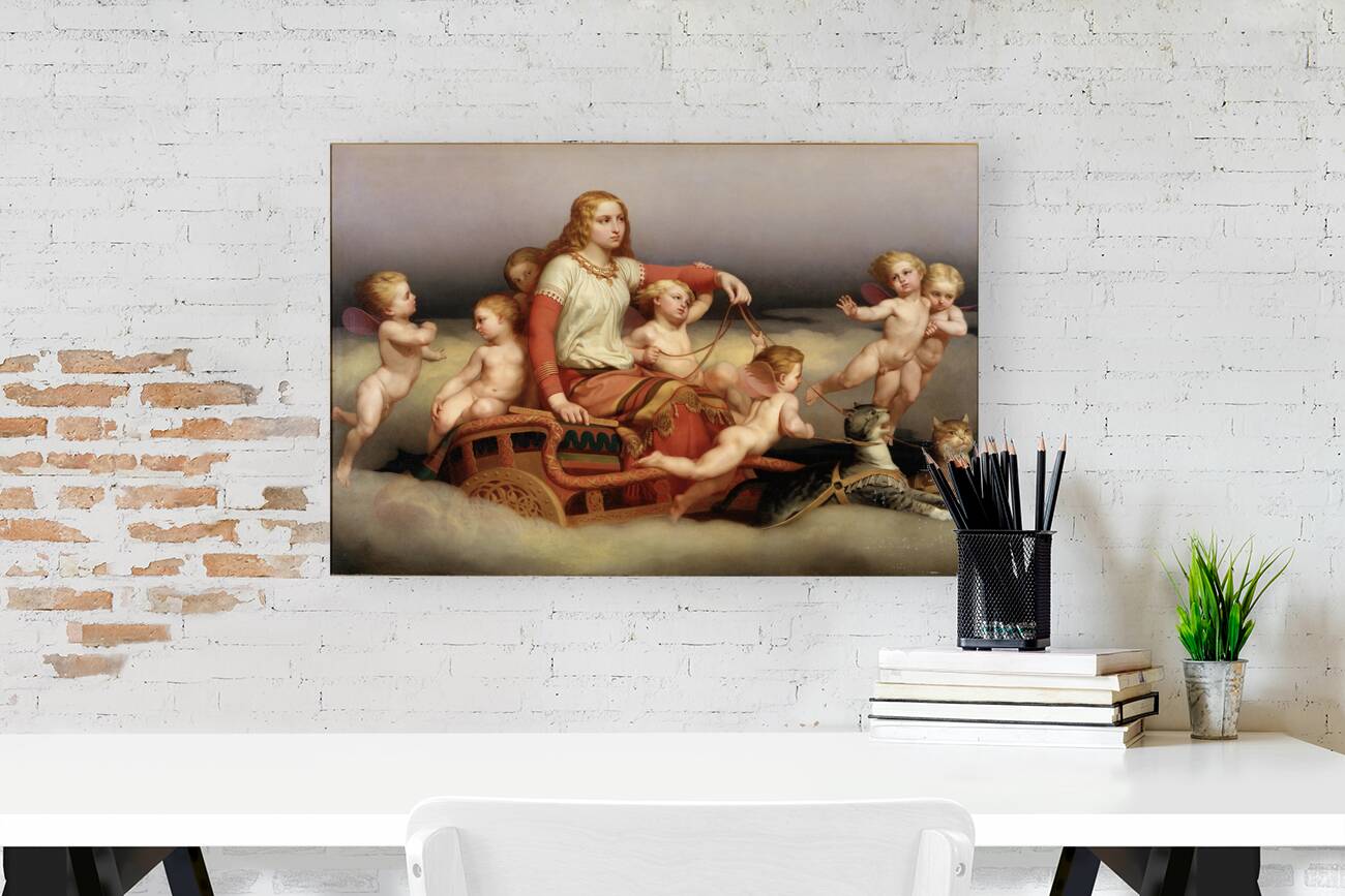 Freja Seeking Her Husband by Nils Jakob Olsson Blommér [1816–1853] Reproduction