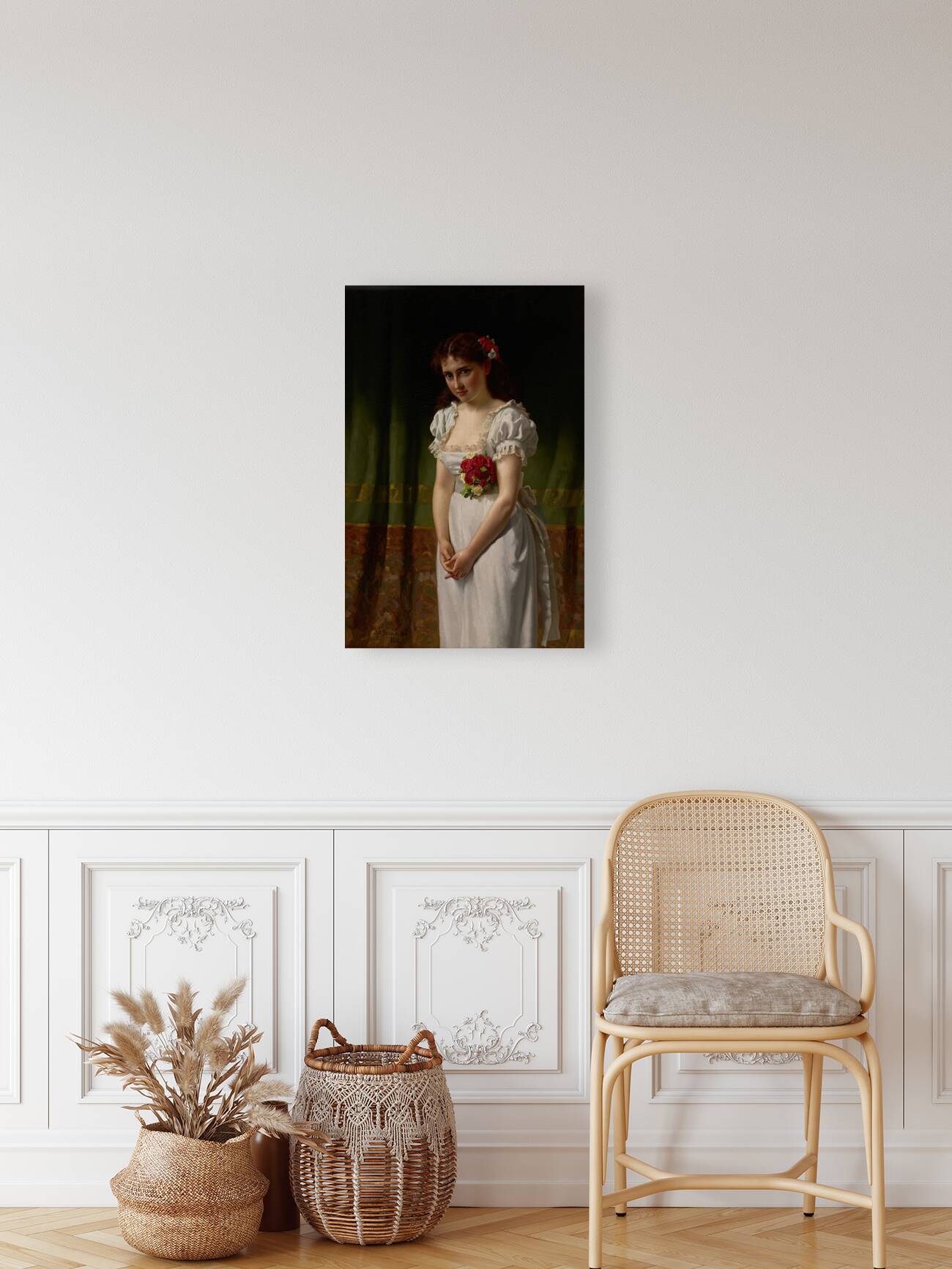 Meditation [1881] by John George Brown [1831–1913] Reproduction