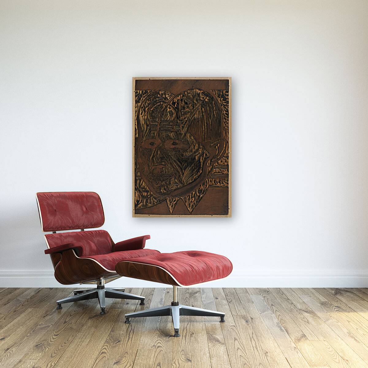 Kopf Dr. Bauer. Zeichnungsstock [1933] by Ernst Ludwig Kirchner [1880–1938] Reproduction